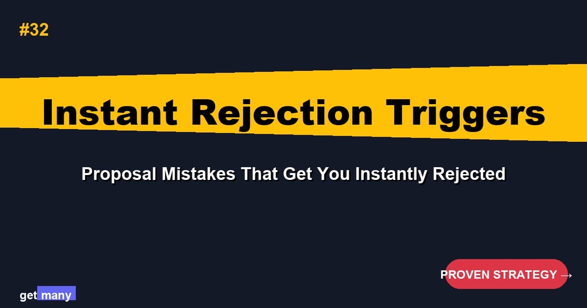 Proposal Mistakes That Get You Instantly Rejected
